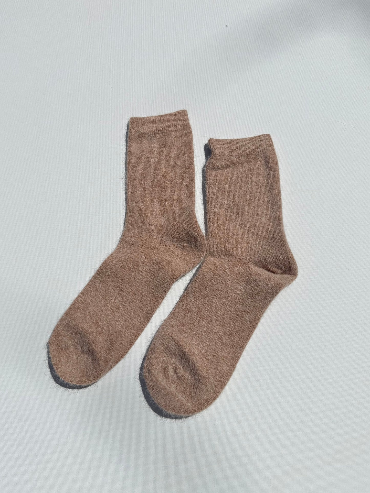 FLUFFY ANGORA SOCKS