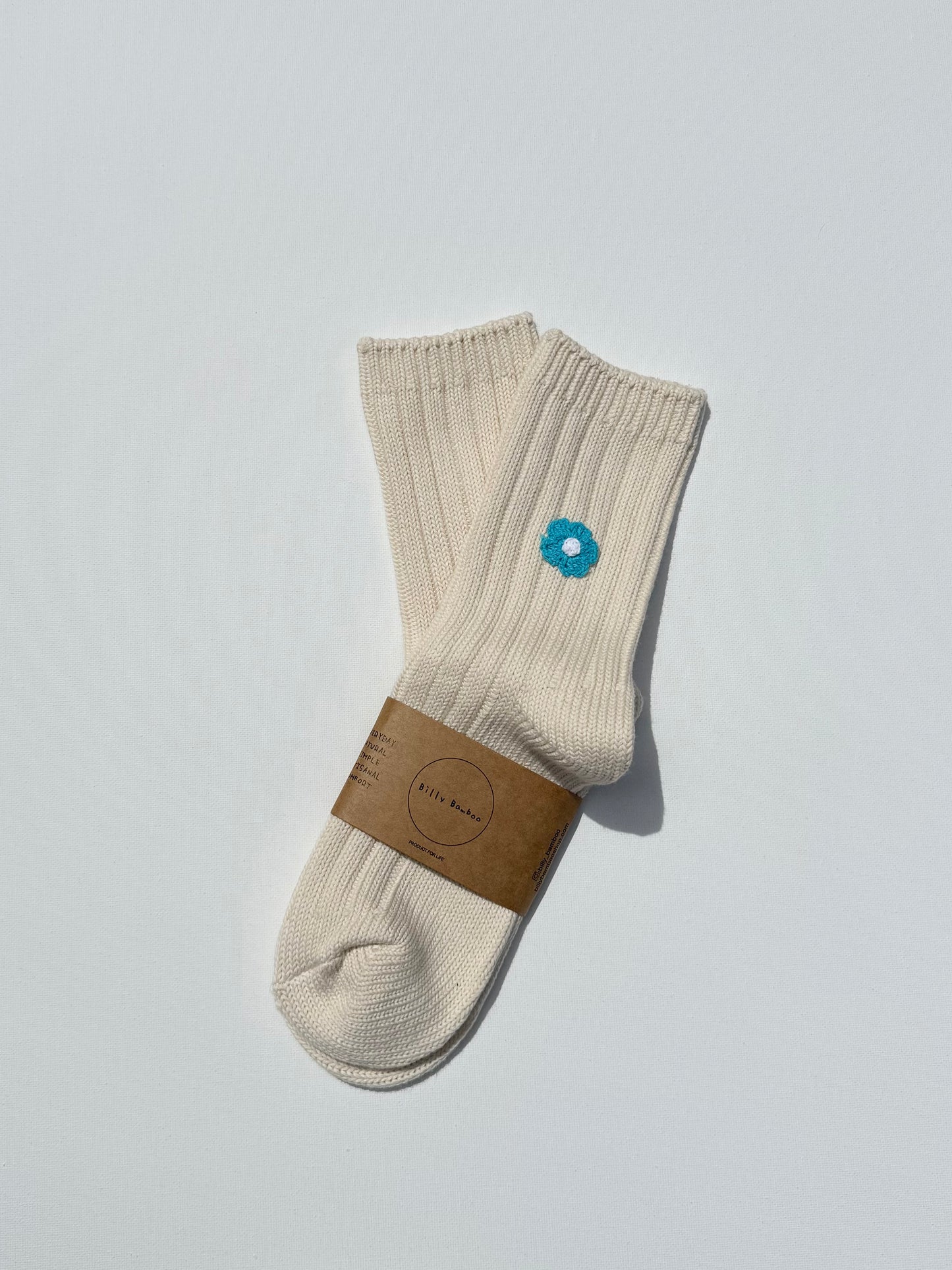 CROCHET HAPPY FLOWER SOCKS