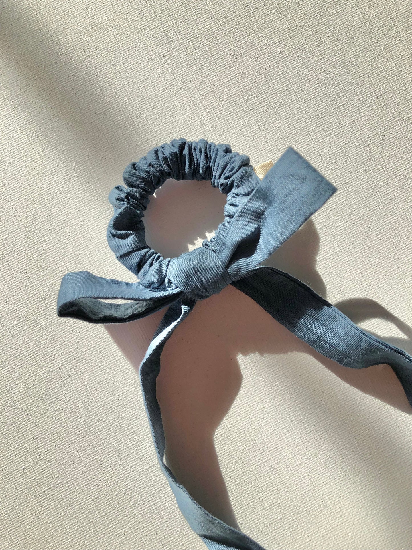 COTTON POPLIN MINI BOW SCRUNCHIES