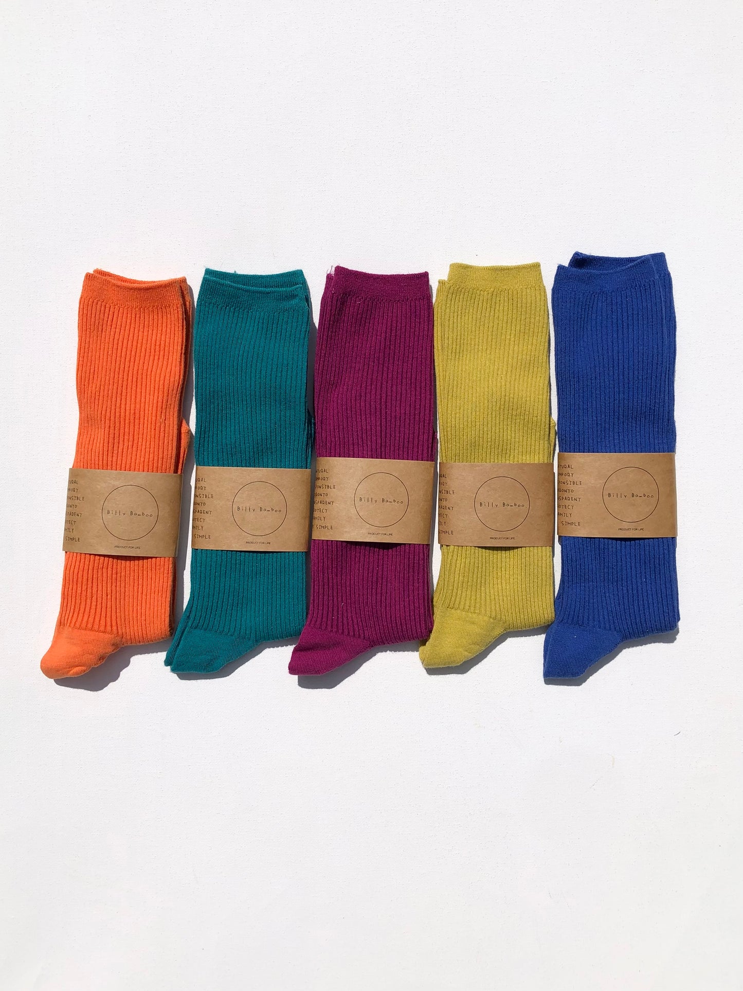 SMART HIGH COTTON SOCKS - bright