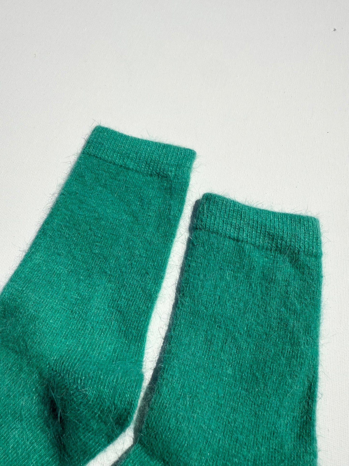 FLUFFY ANGORA SOCKS
