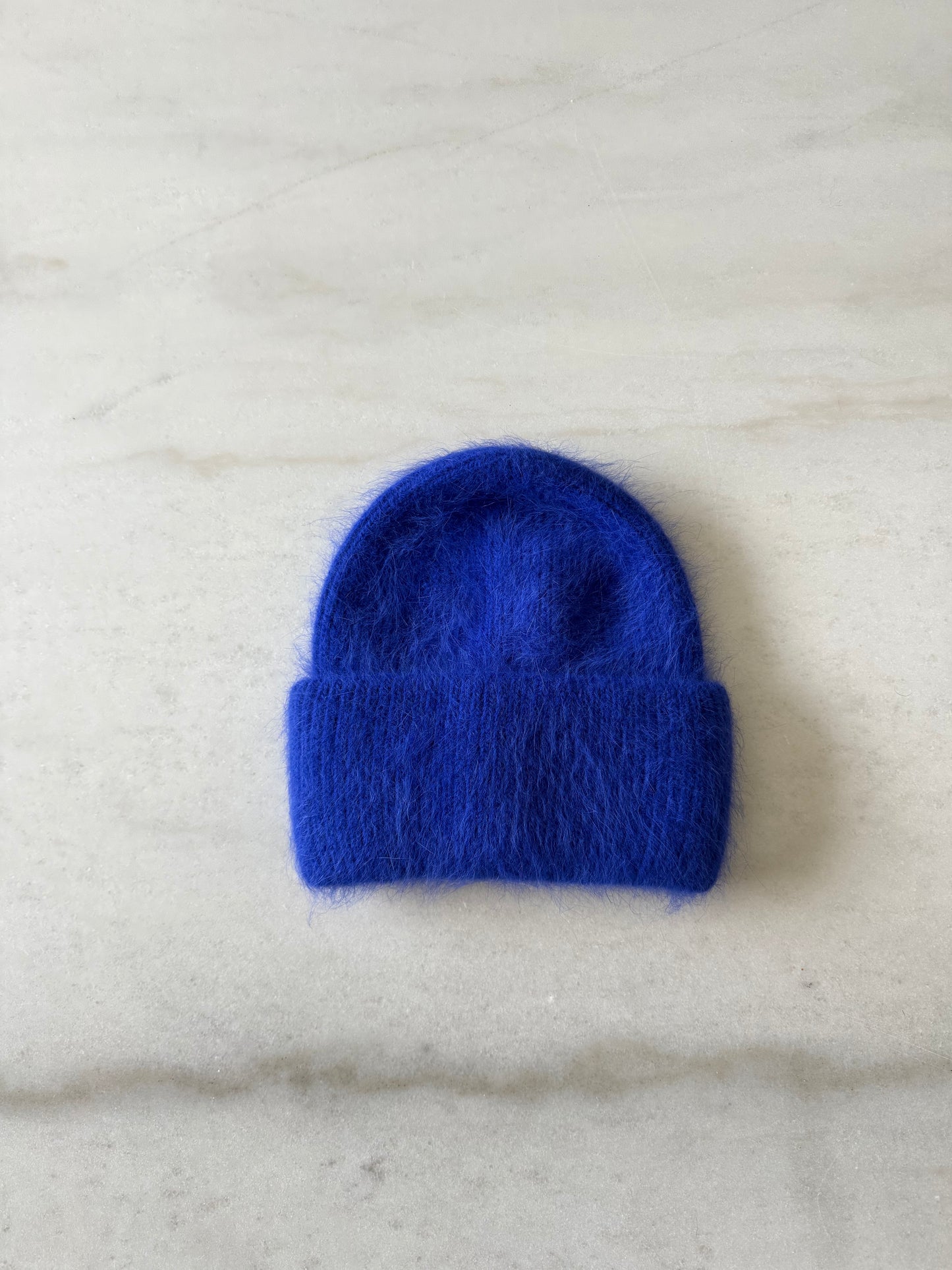FLUFFY ANGORA BEANIE -  Mid of Oct