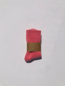 ANGORA WOOL SOCKS - crystal bright