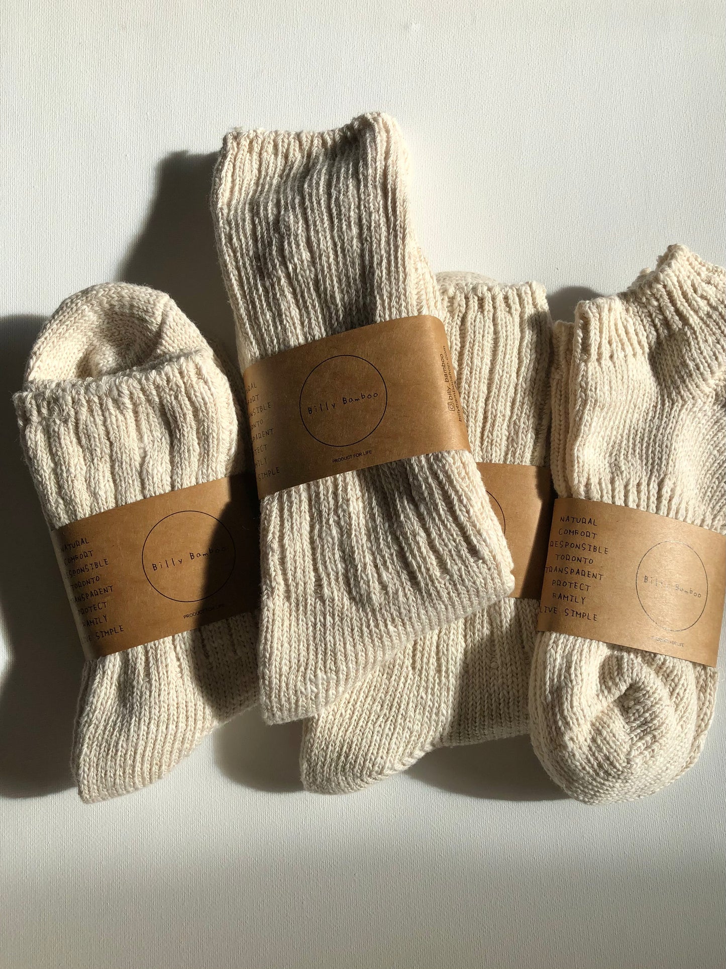 ORGANIC SLUB COTTON SOCKS