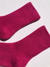 Load image into Gallery viewer, ANGORA WOOL SOCKS - crystal bright