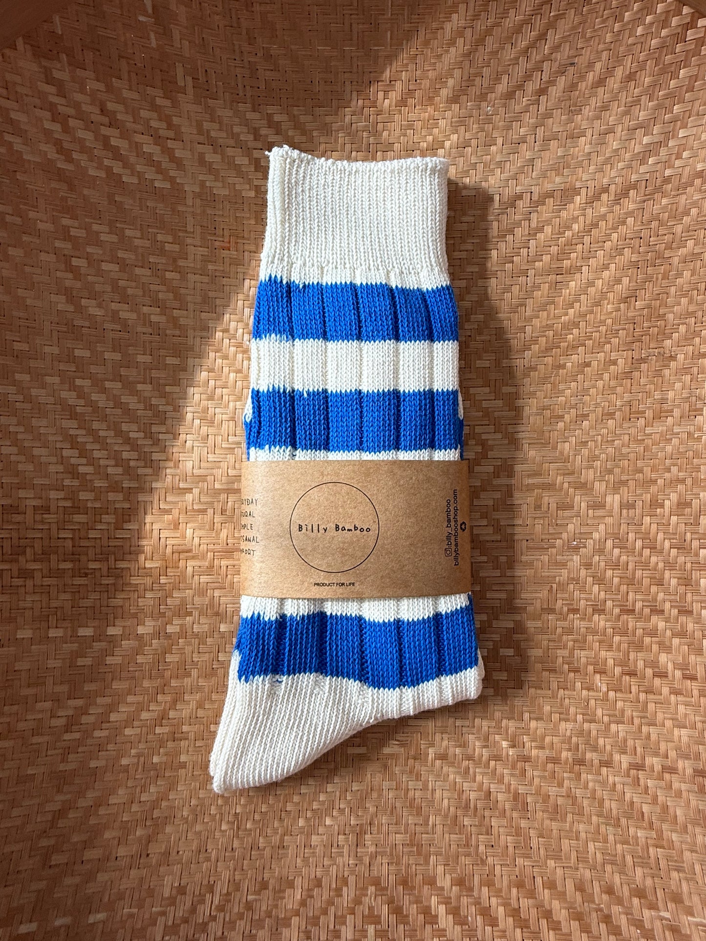 COLOR STRIPE HIGH SOCKS