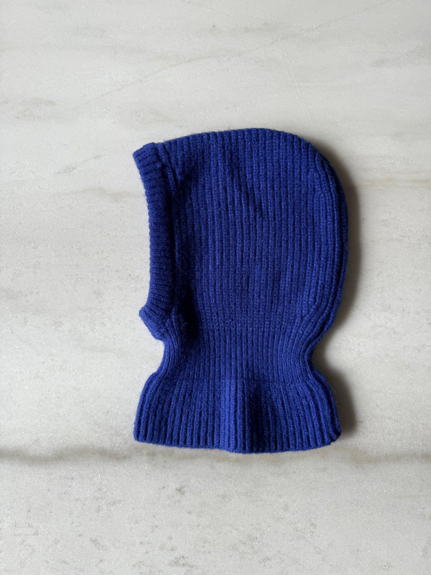KIDS CHUNKY RIB BALACLAVA - crystal bright