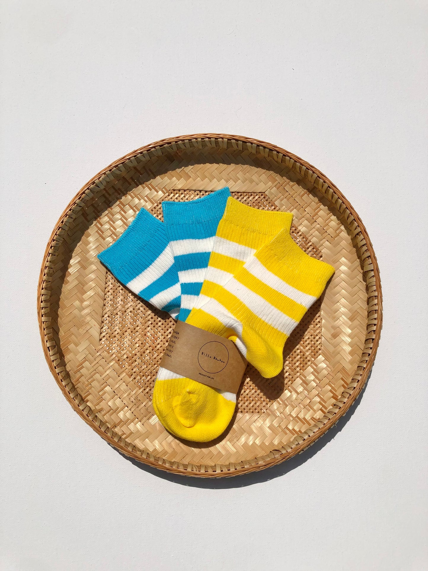 KIDS POP STRIPE SOCKS: PACK OF 2