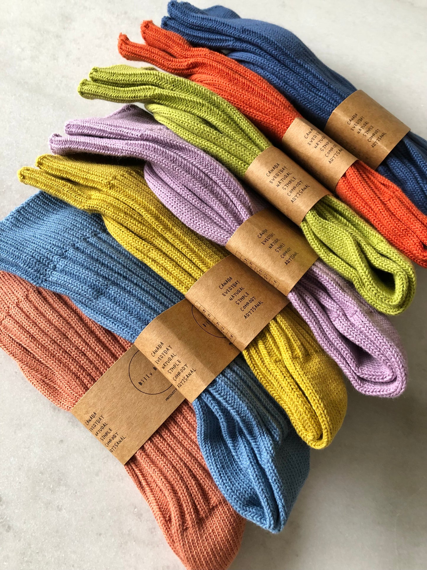 RIBBED COTTON HIGH SOCKS