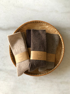 ICELAND WOOL HIGH SOCKS (Mid-October delivery)