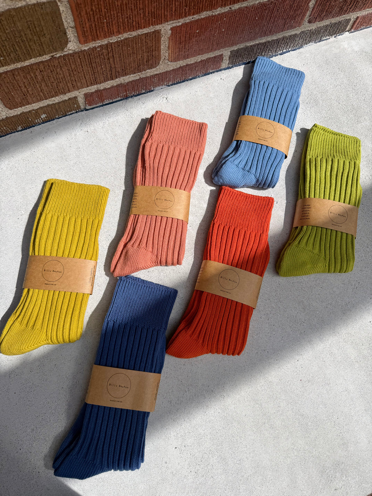 RIBBED COTTON HIGH SOCKS