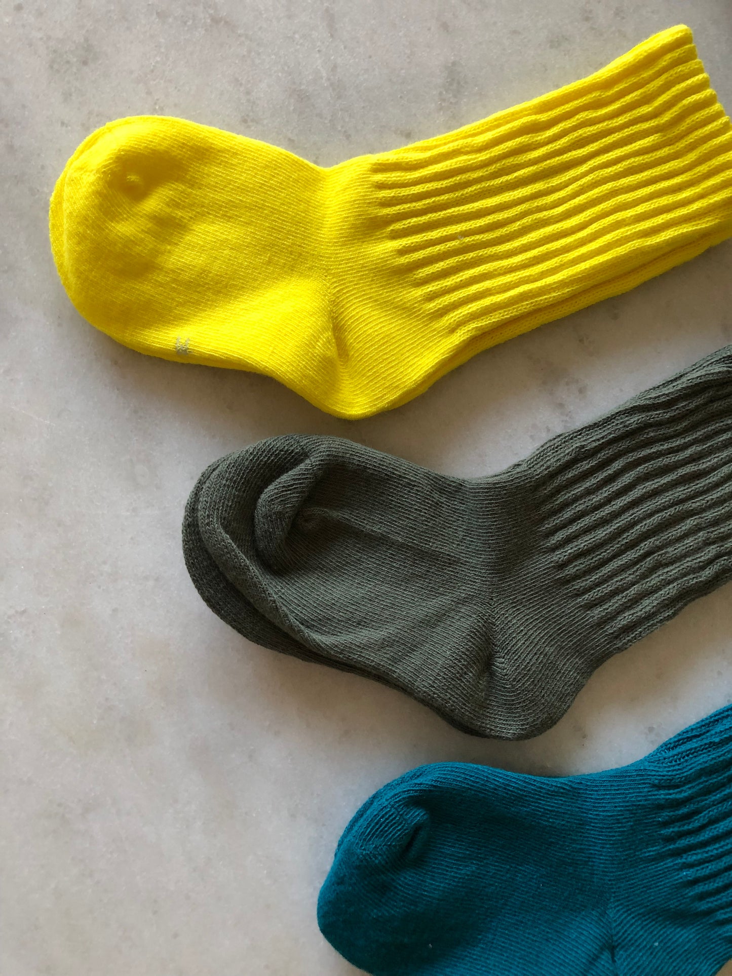 TODDLER RIBBED COTTON SOCK - Pack of 3
