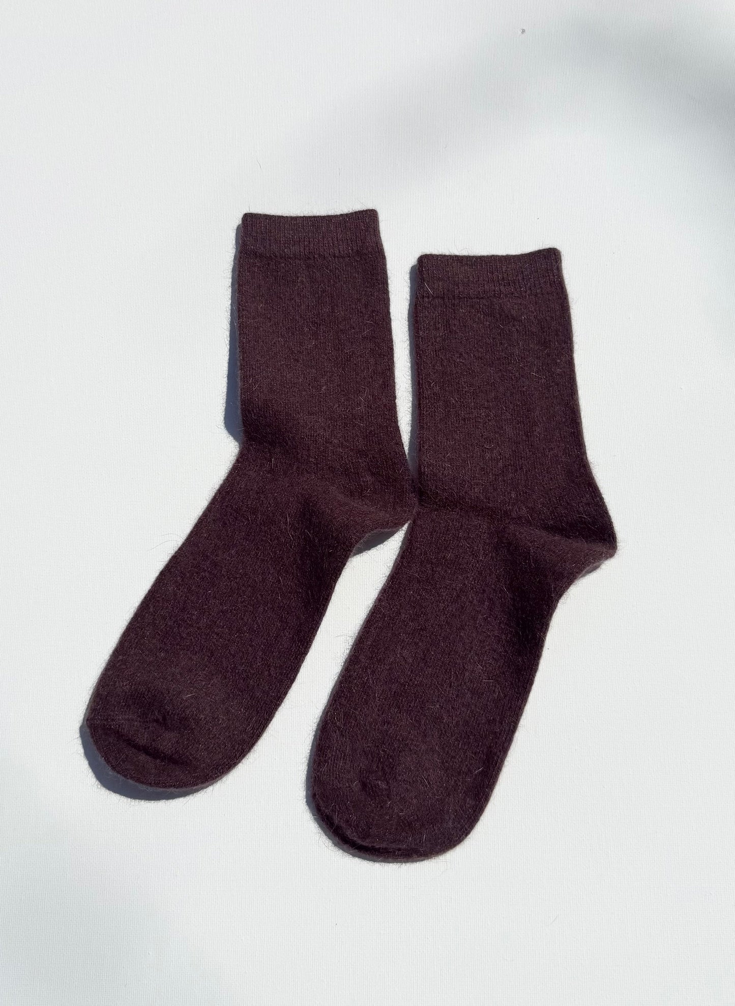 FLUFFY ANGORA SOCKS