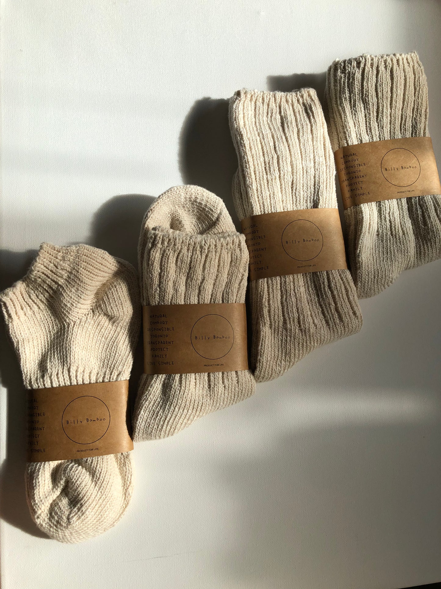 ORGANIC SLUB COTTON SOCKS