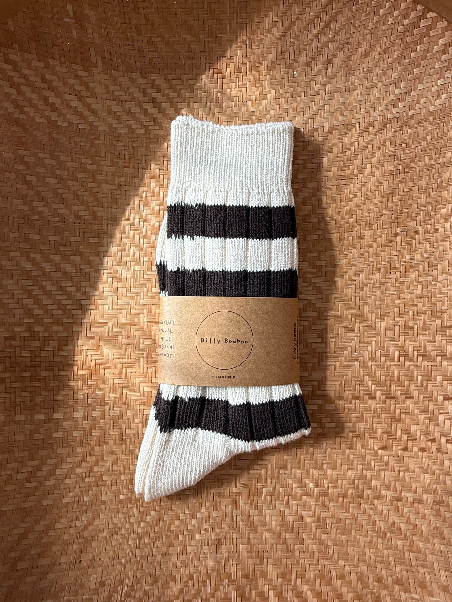 COLOR STRIPE HIGH SOCKS