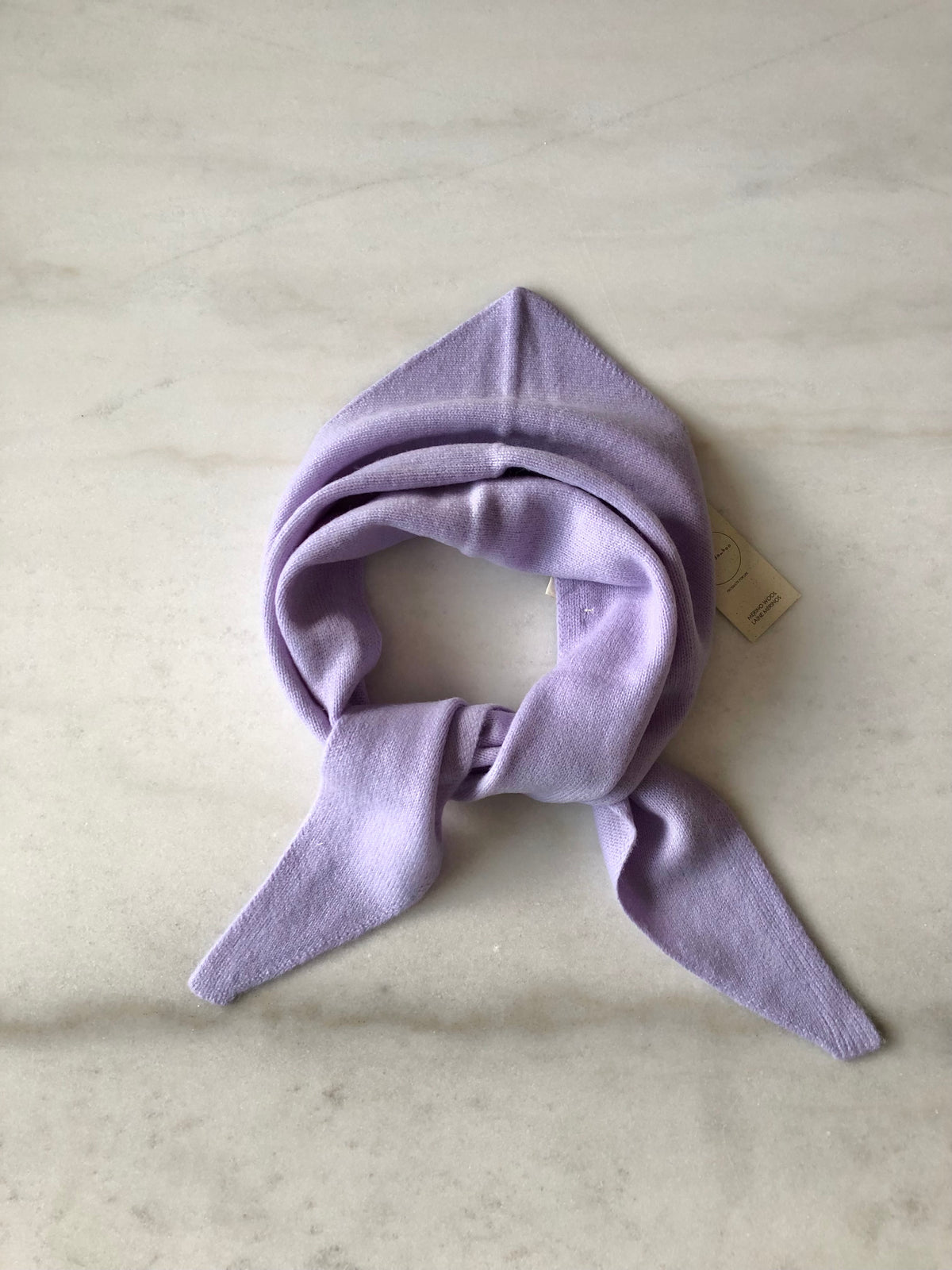 MERINO WOOL CRAVAT SCARF - End of September