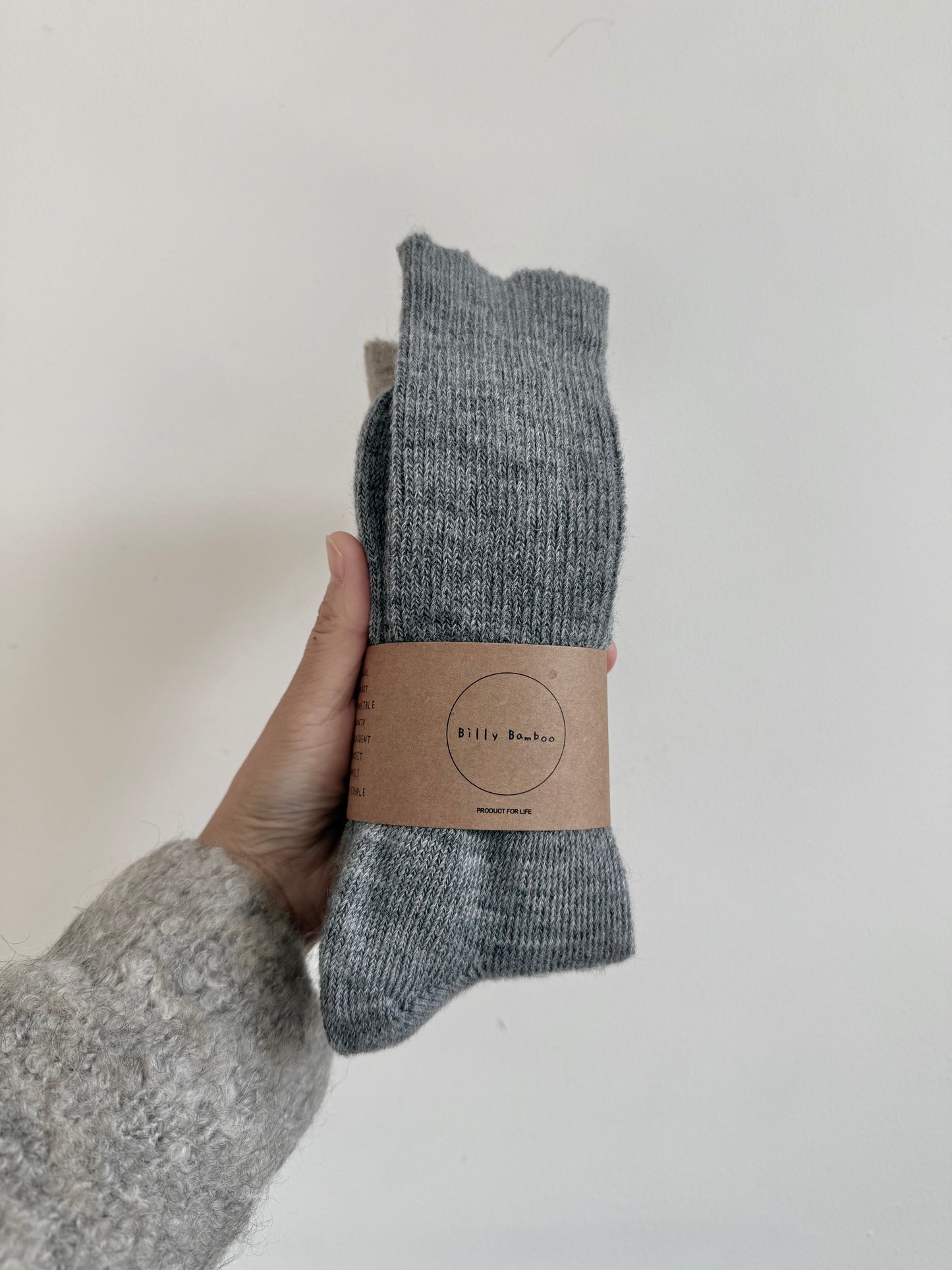 MENS CANADA WOOL BOOT SOCK - Pack of 2