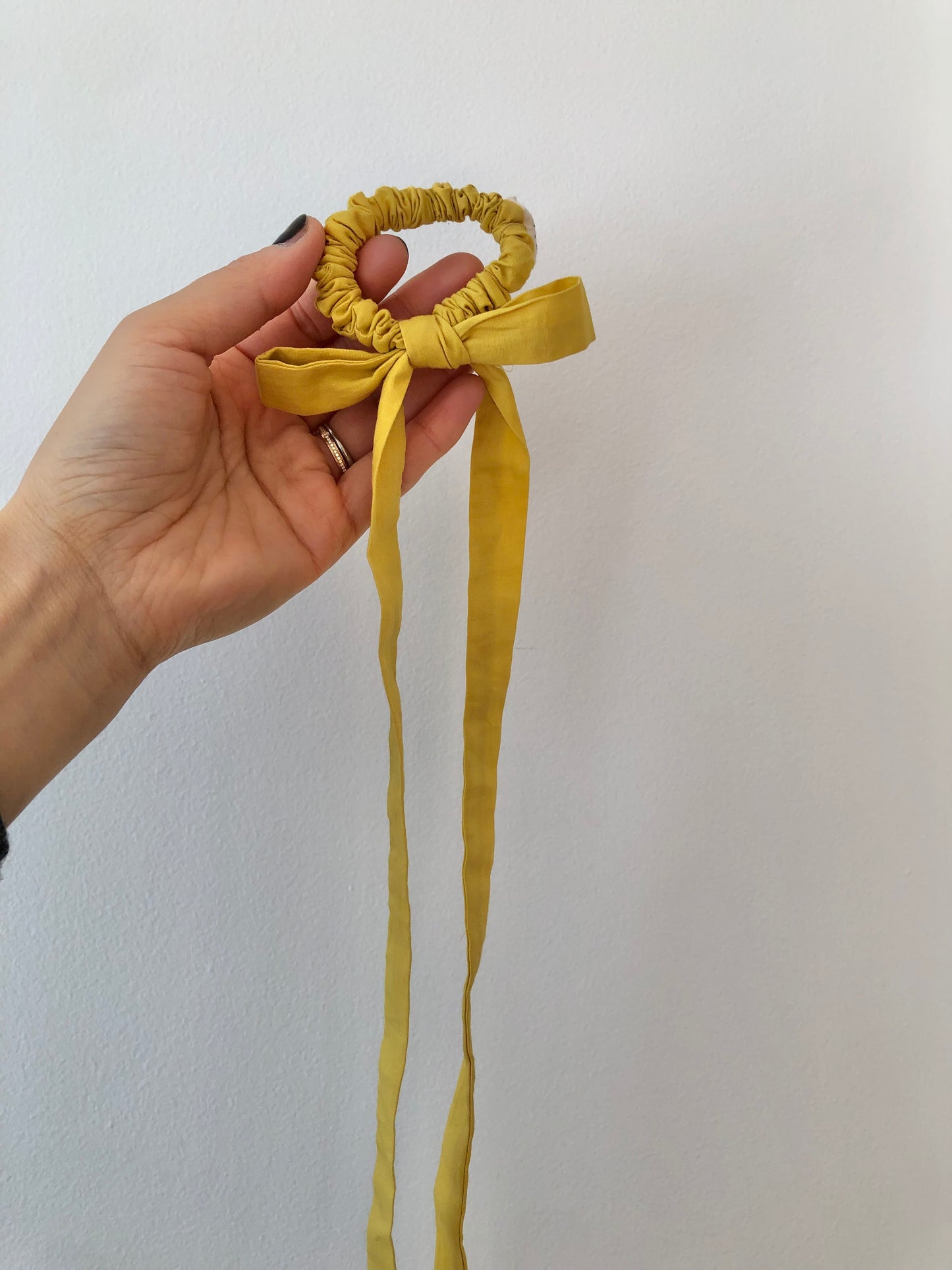 COTTON POPLIN MINI BOW SCRUNCHIES