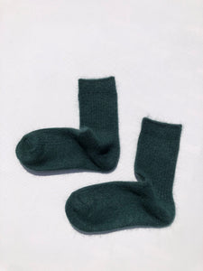 ANGORA WOOL SOCKS - crystal bright