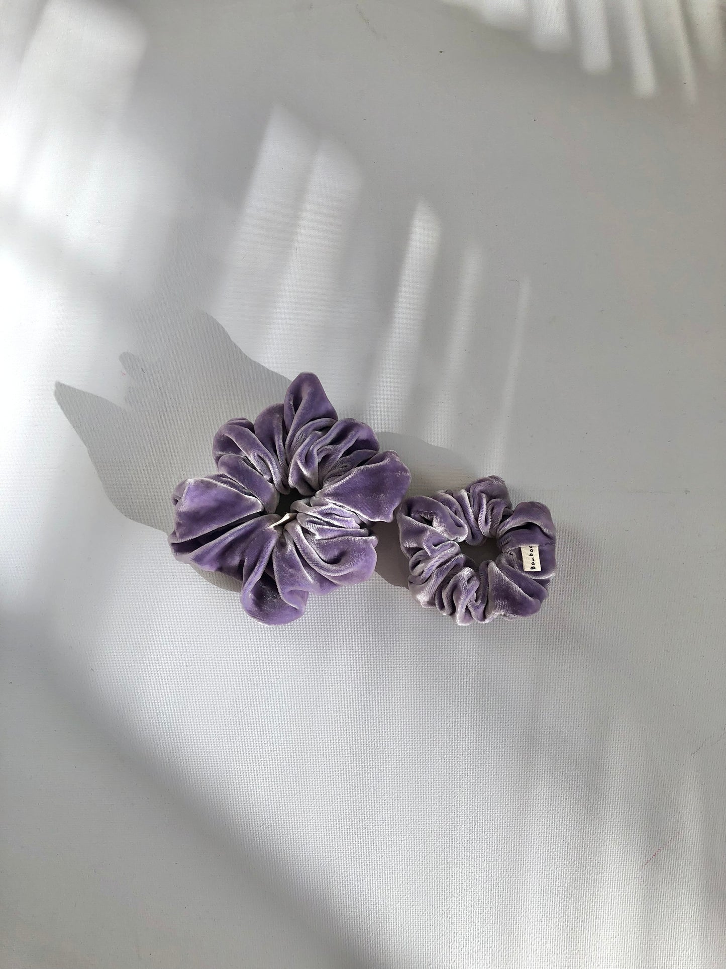 VELVET SCRUNCHIES - garden mixed