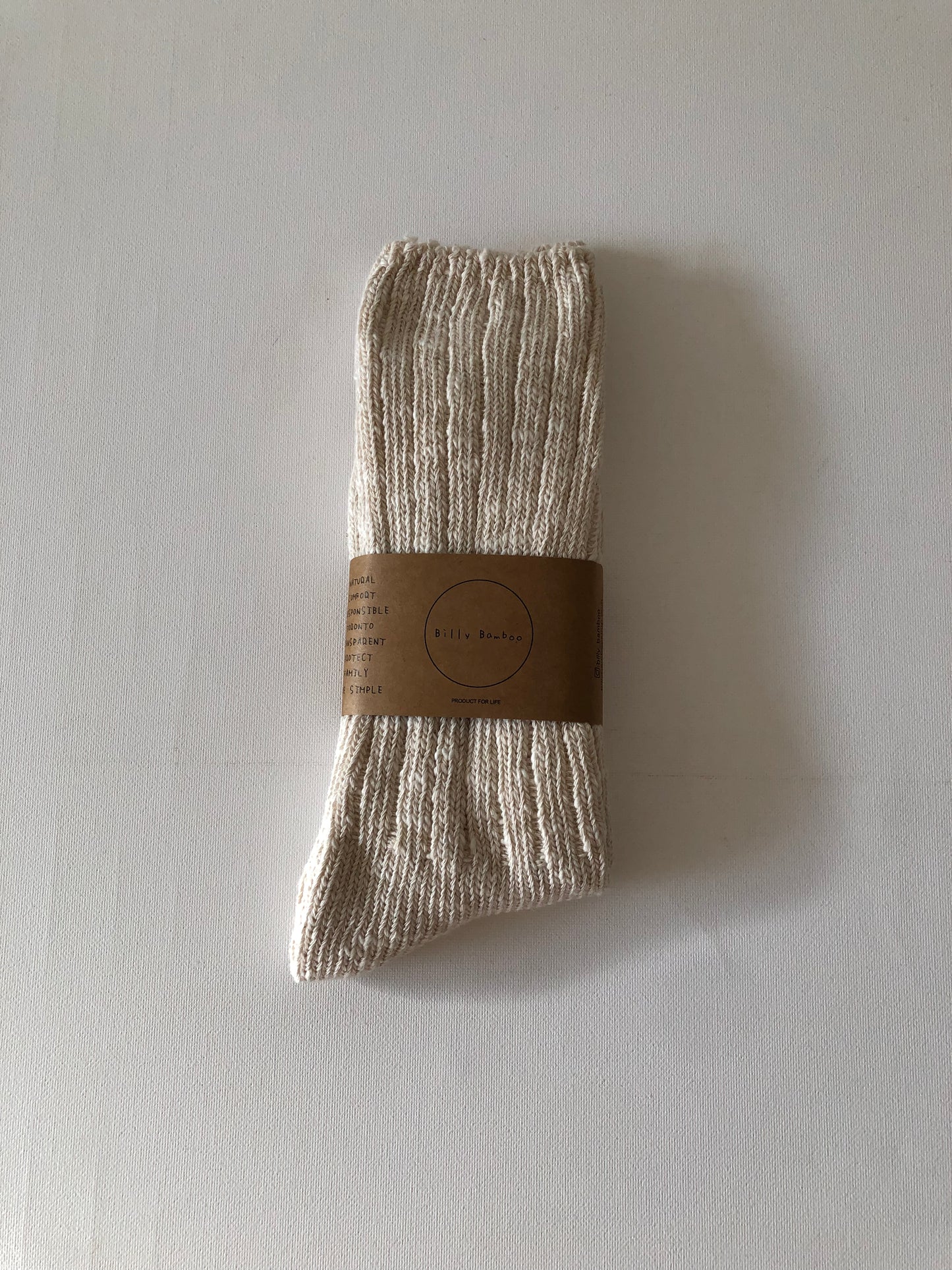 ORGANIC SLUB COTTON SOCKS