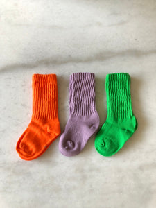 TODDLER COLOR SOCK - pack of 3
