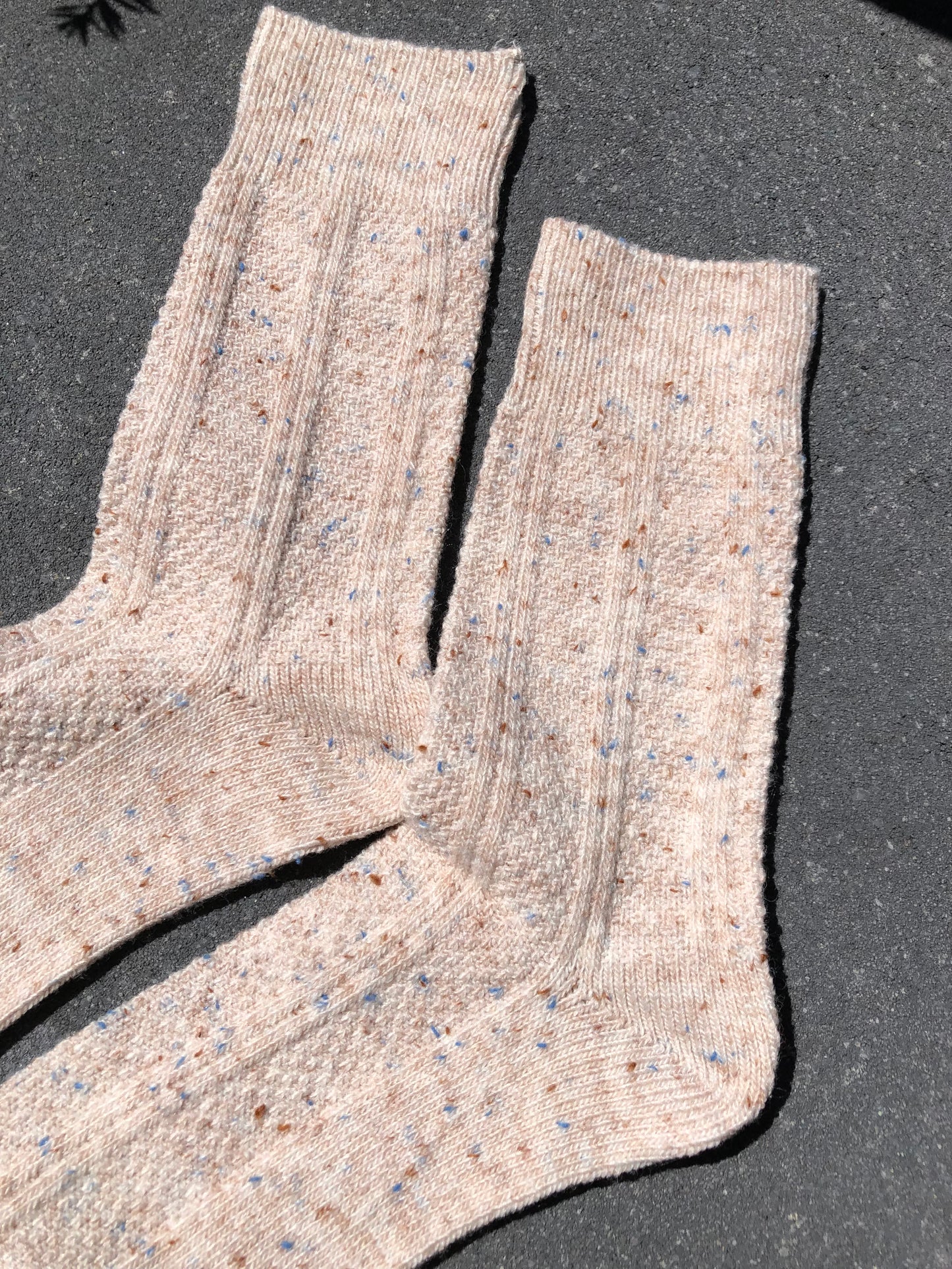 SHETLAND SPECKLE WOOL SOCKS