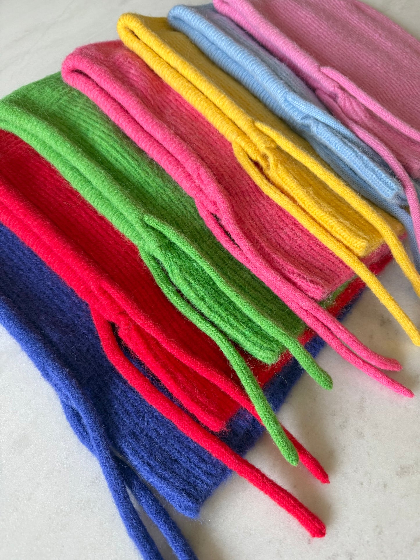 FUZZY ALPACA BALACLAVA - bright