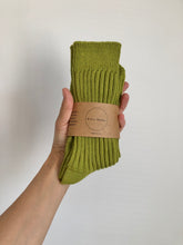 Load image into Gallery viewer, RIBBED COTTON HIGH SOCKS - pastel