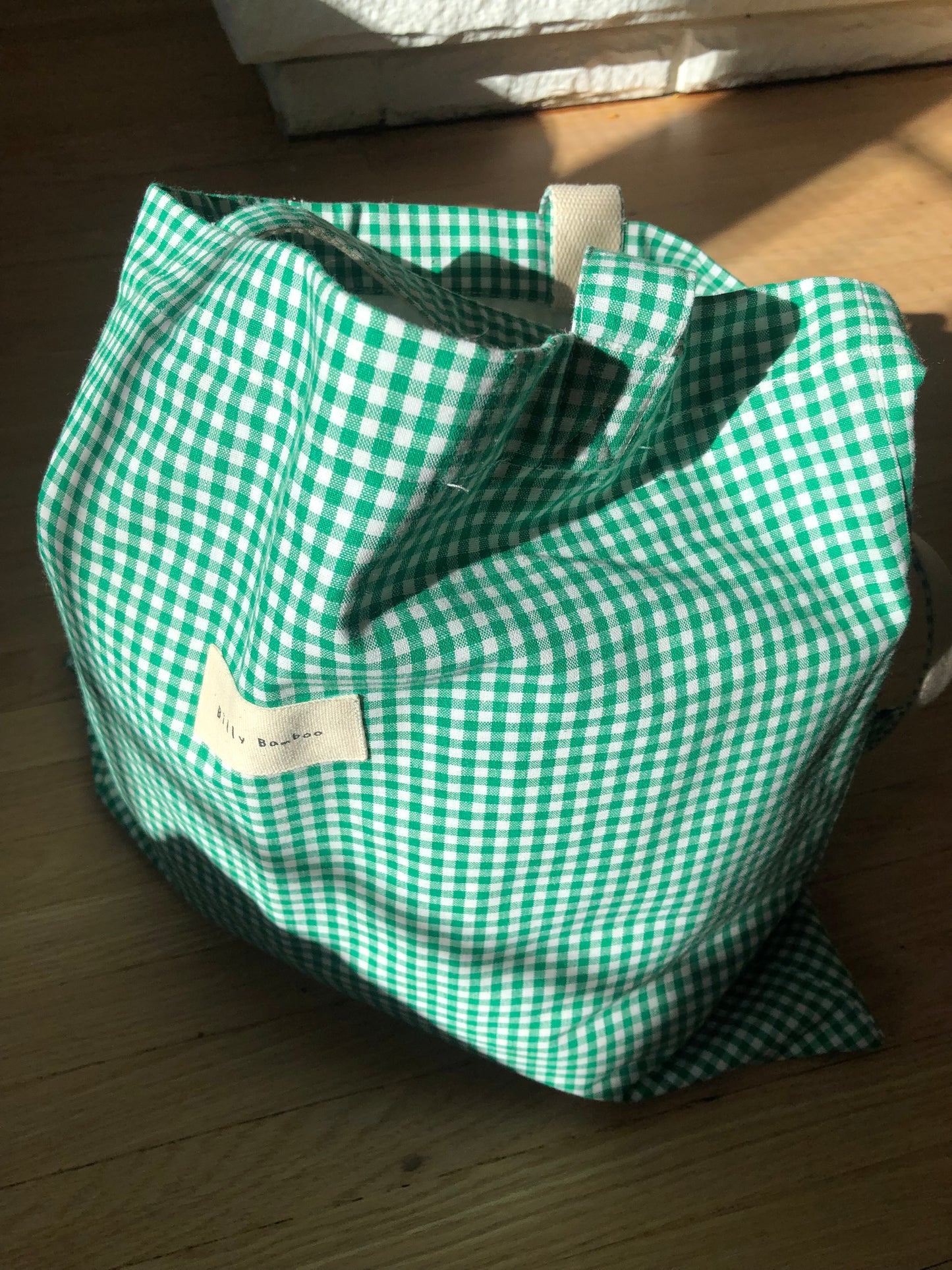 GINGHAM TOTE BAG