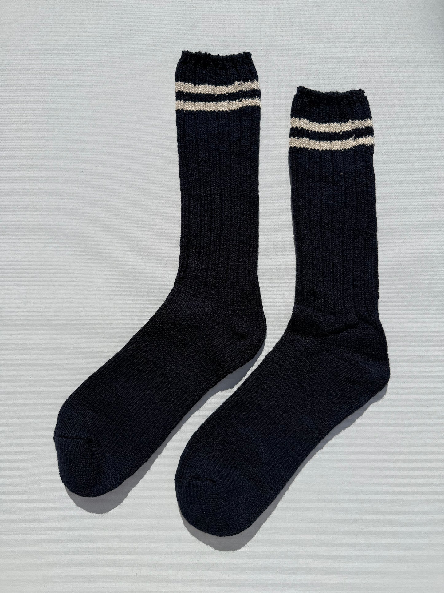 SLUB COTTON COLLEGE SOCKS - end of August