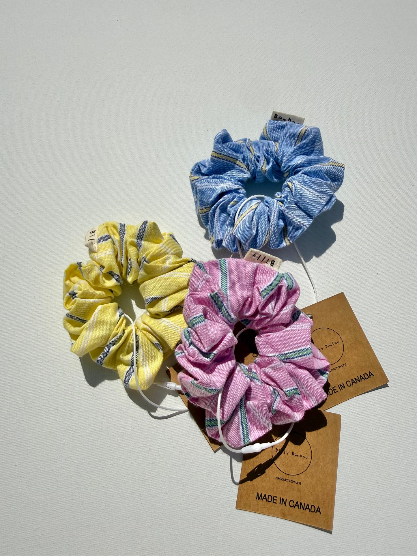 OXFORD REGATTA STRIPE SCRUNCHIE