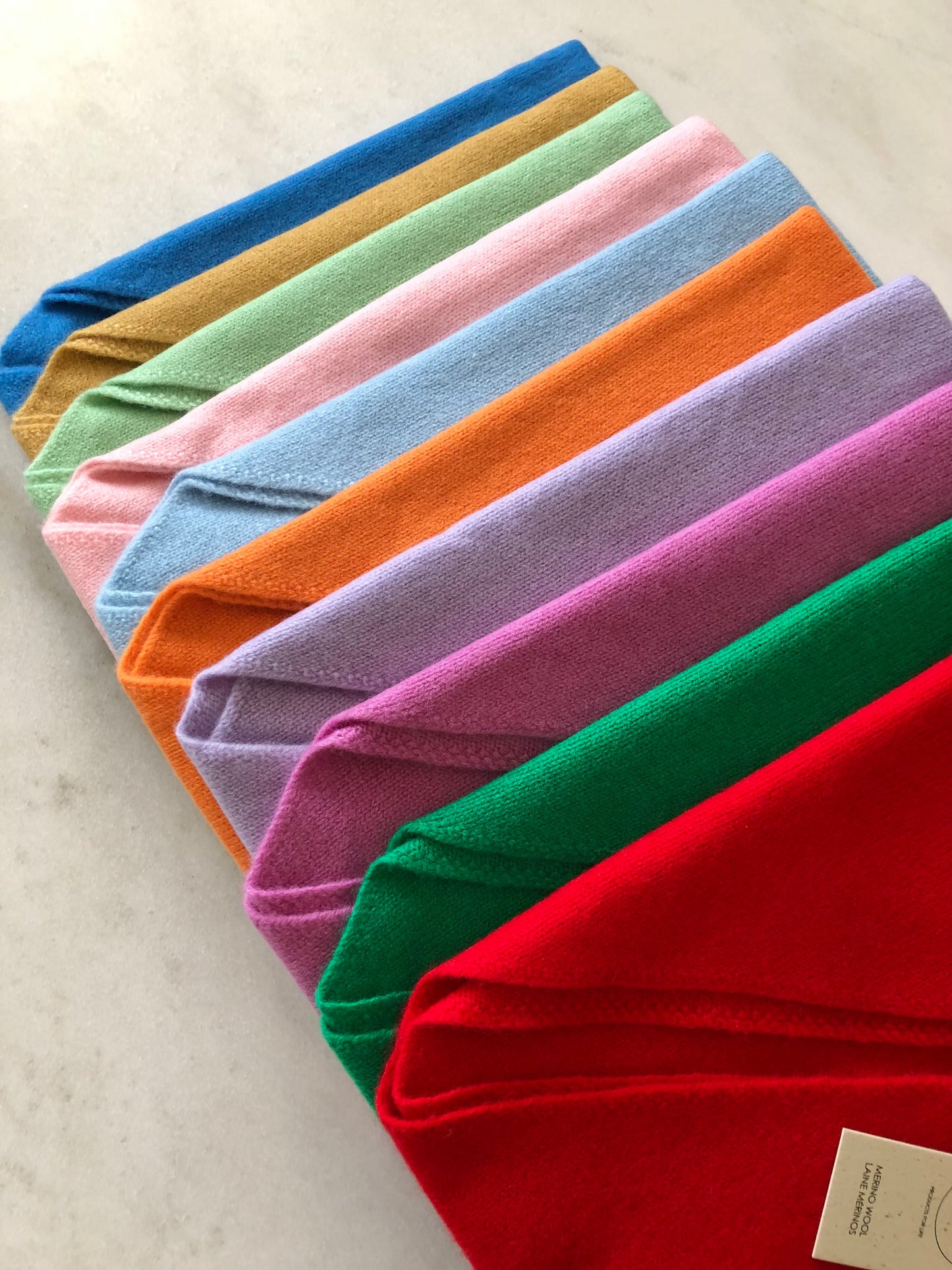 MERINO WOOL CRAVAT SCARF - End of September