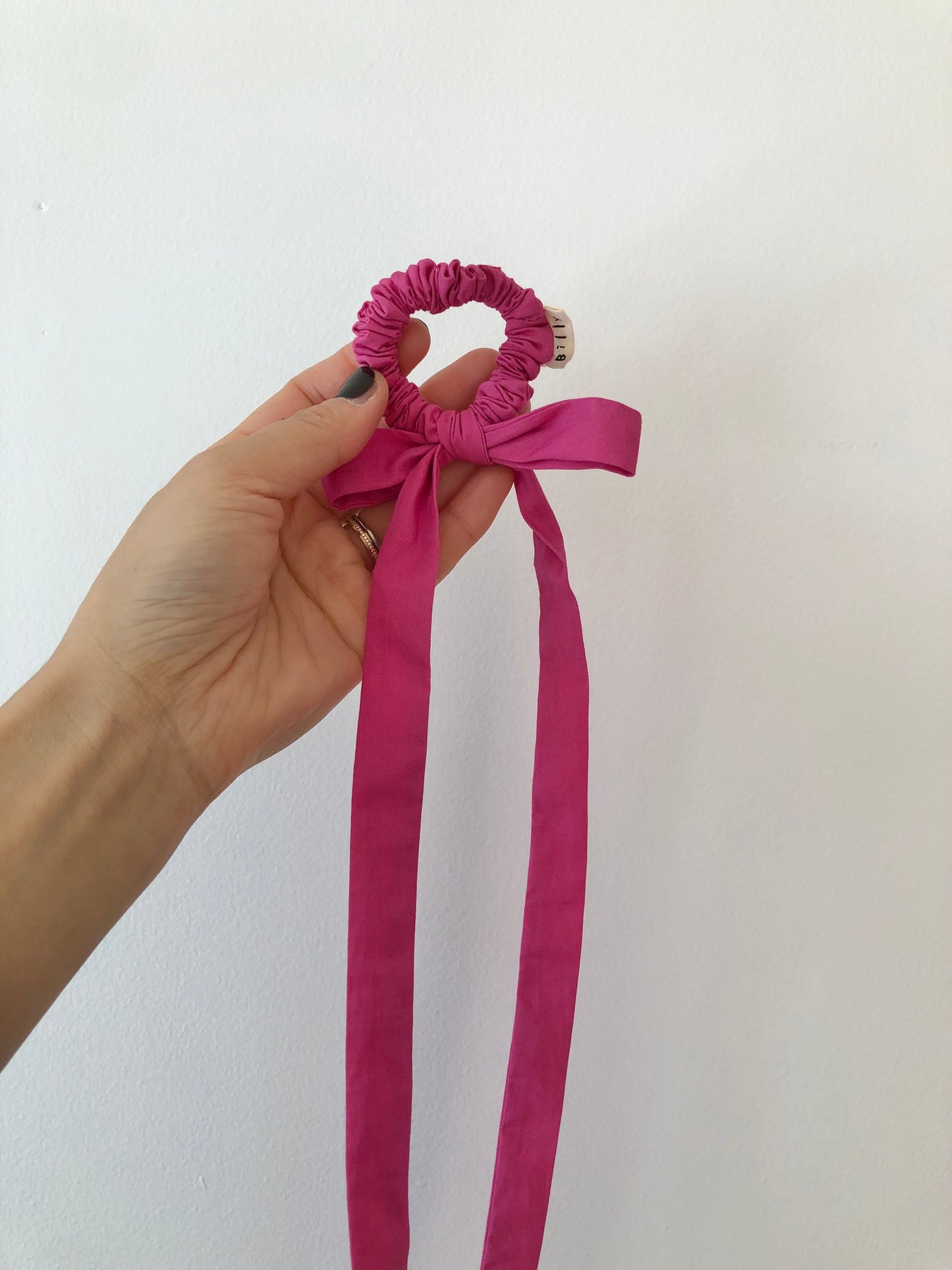 COTTON POPLIN MINI BOW SCRUNCHIES