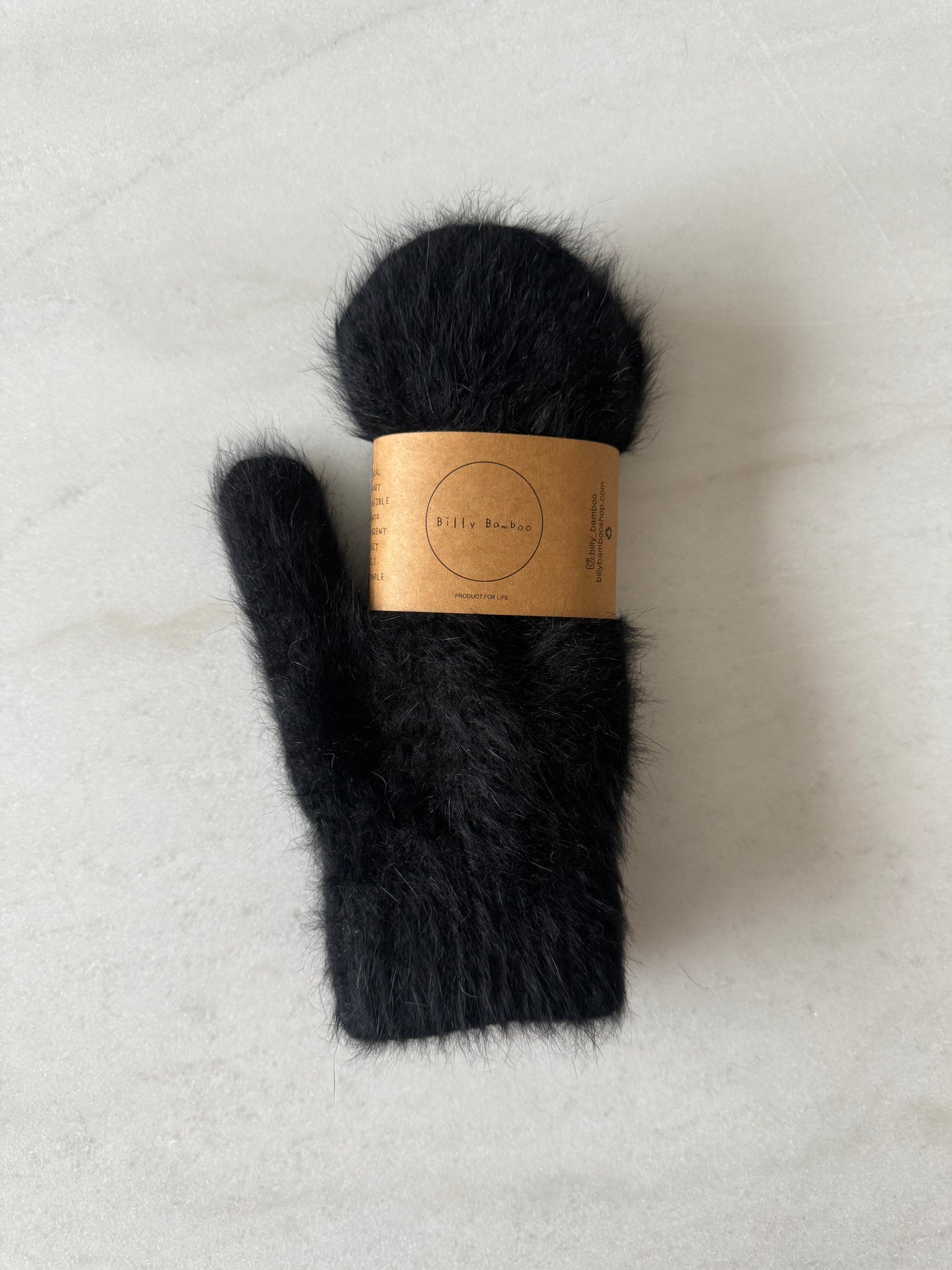 FLUFFY ANGORA MITTENS