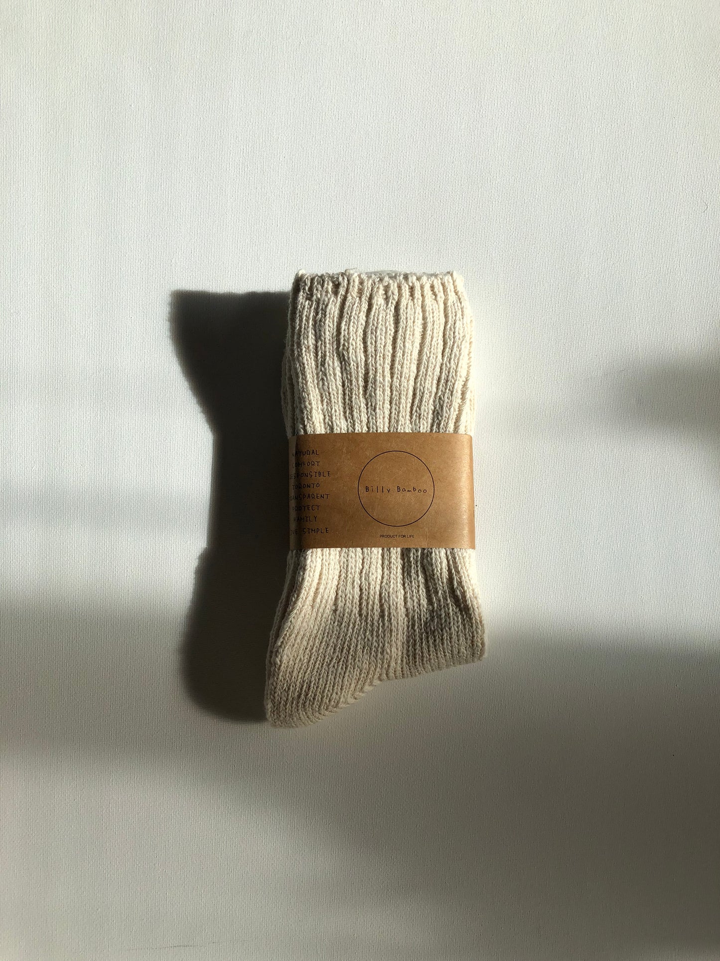 ORGANIC SLUB COTTON SOCKS