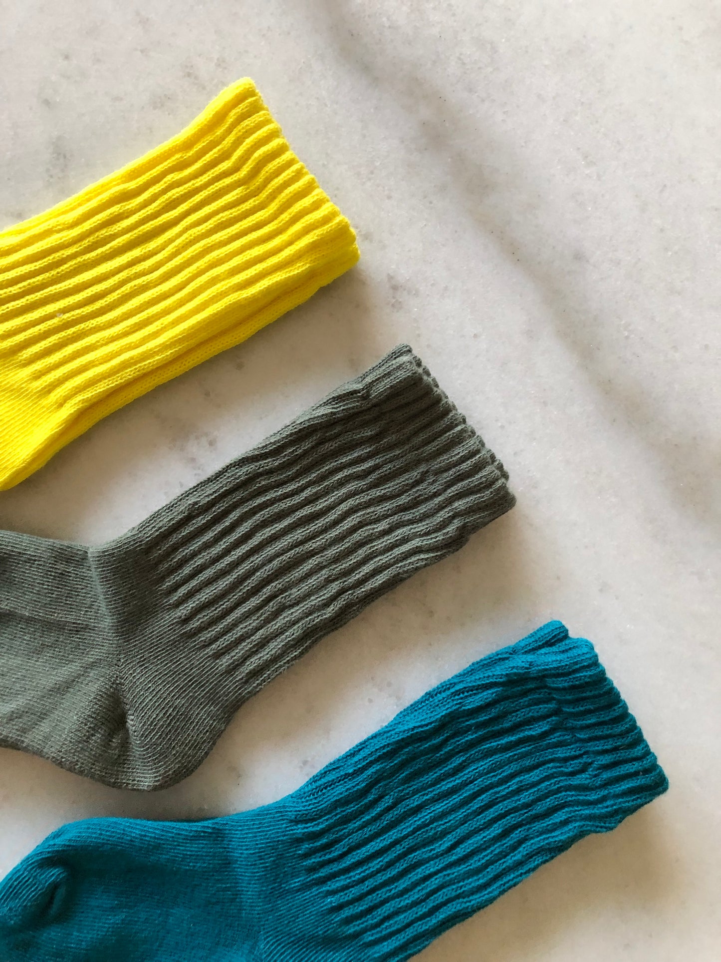 TODDLER RIBBED COTTON SOCK - Pack of 3
