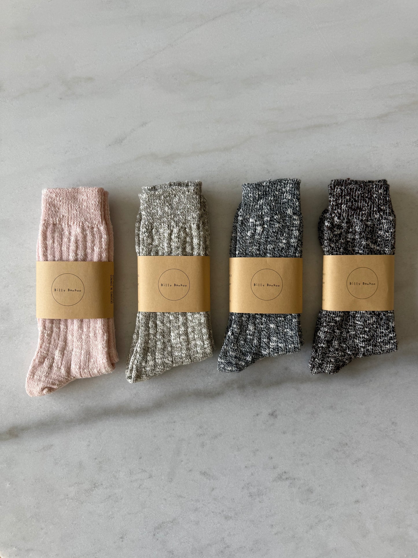 CANADA SLUB COTTON SOCKS