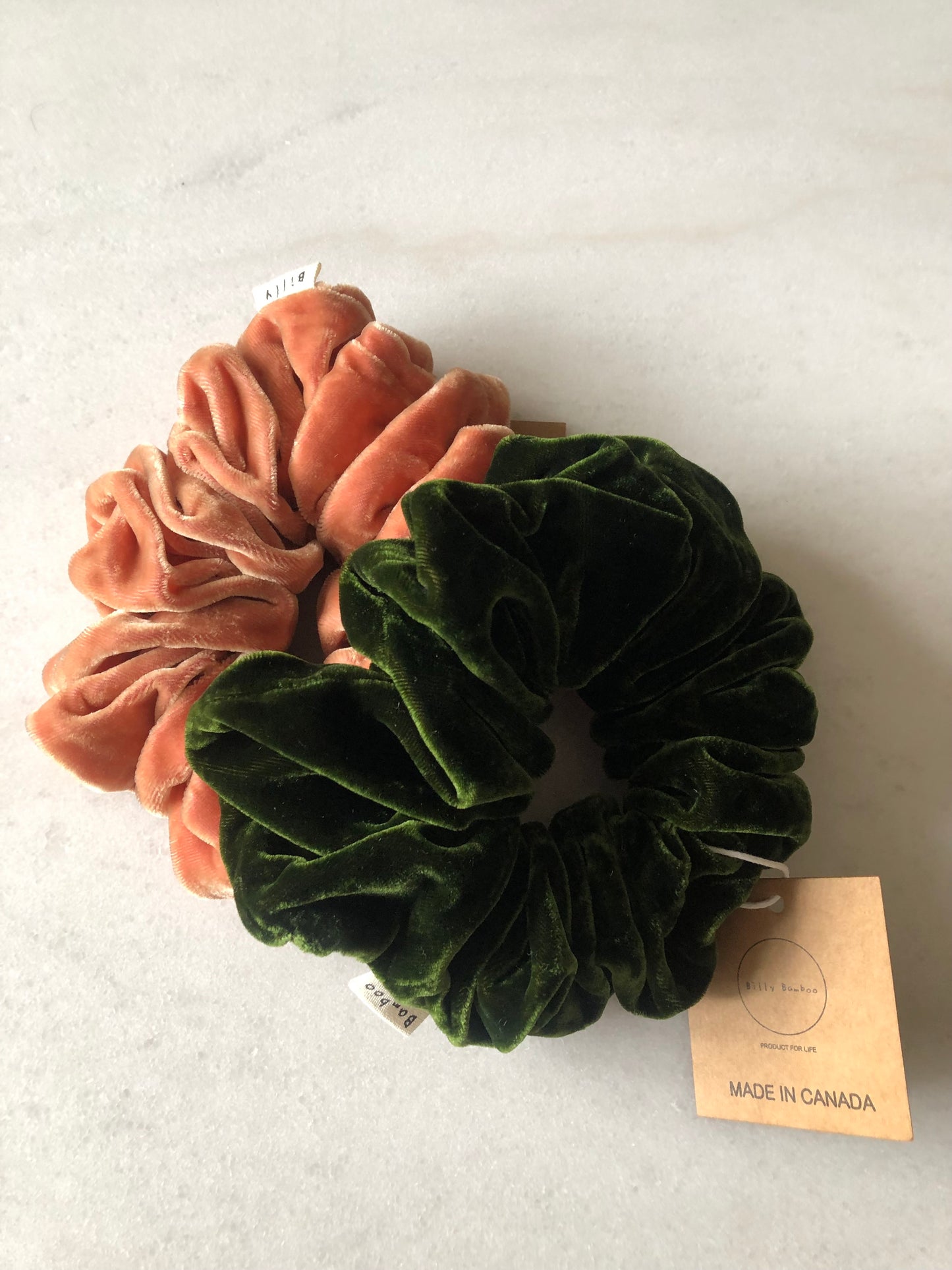 SILK VELVET SCRUNCHIES - heritage