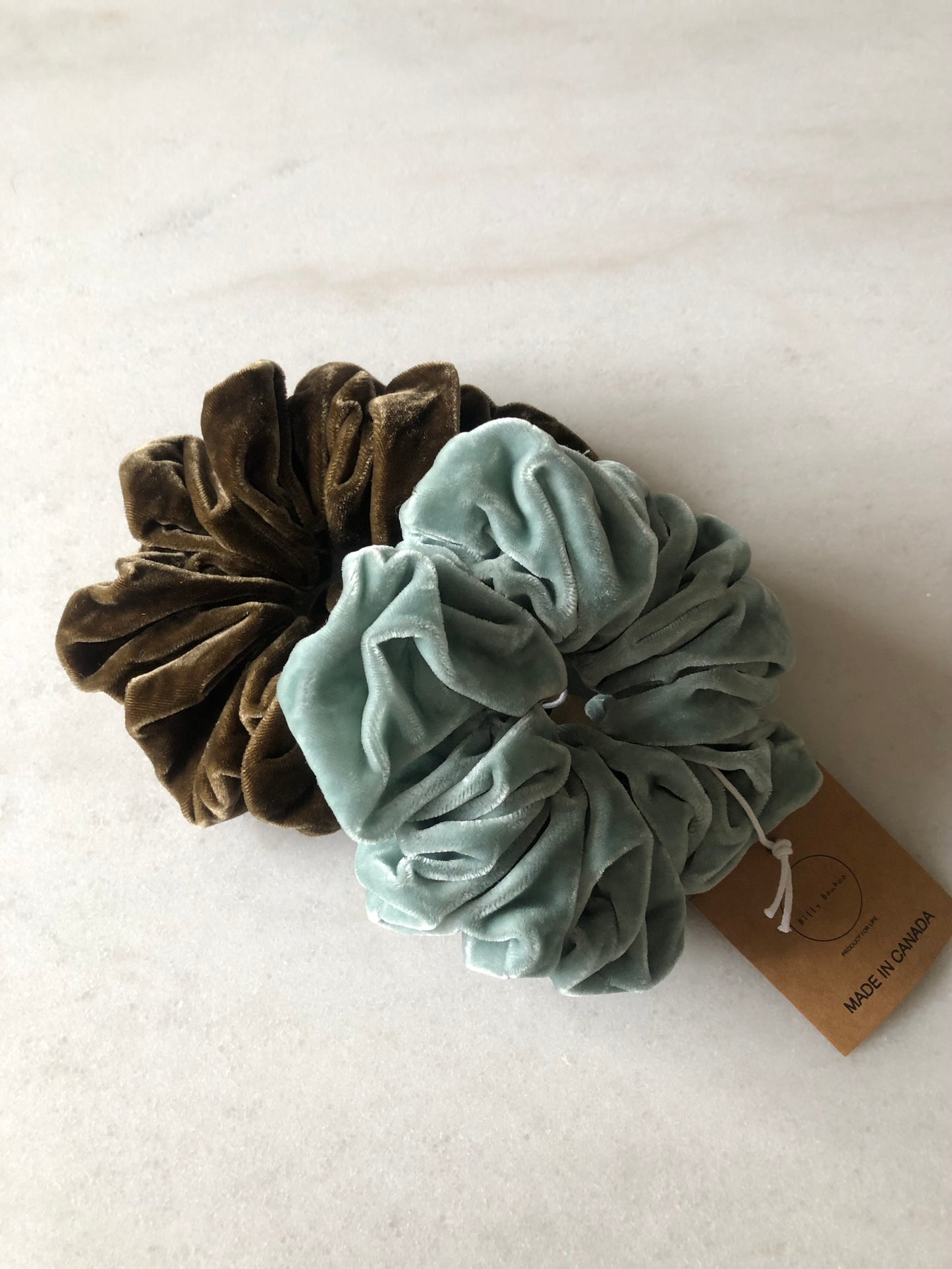 SILK VELVET SCRUNCHIES - heritage