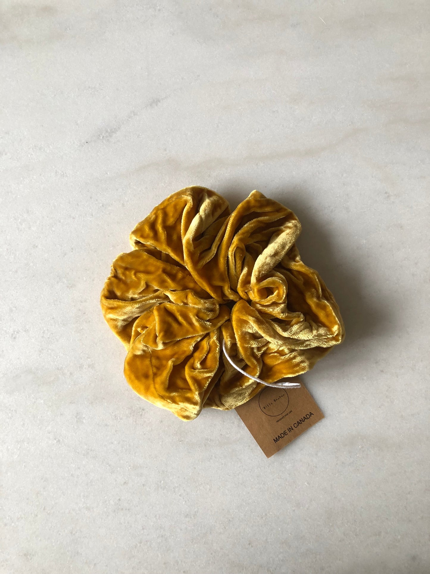 SILK VELVET SCRUNCHIES - crystal bright