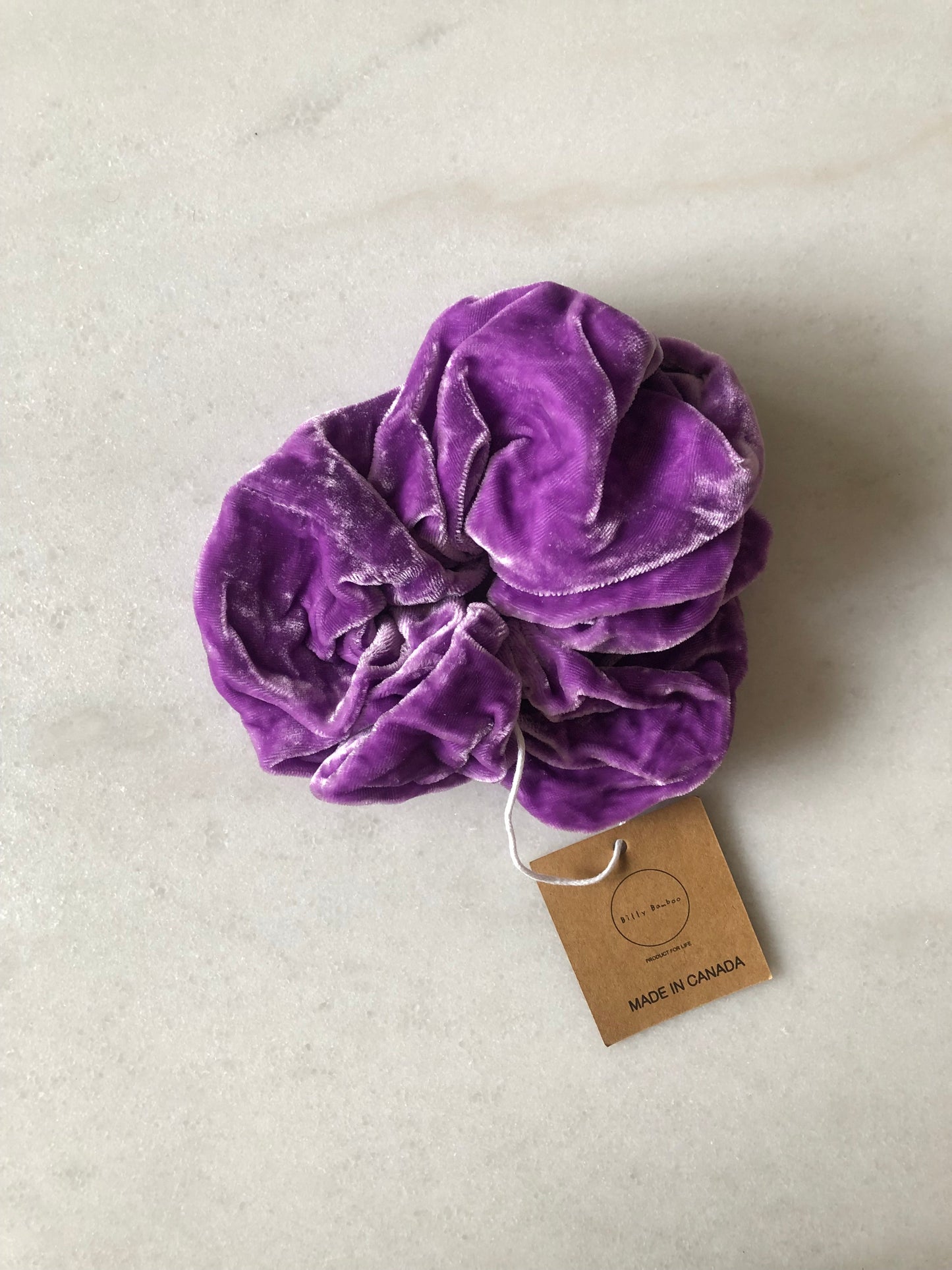 SILK VELVET SCRUNCHIES - crystal bright