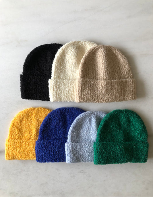 WOOL BOUCLE BEANIE