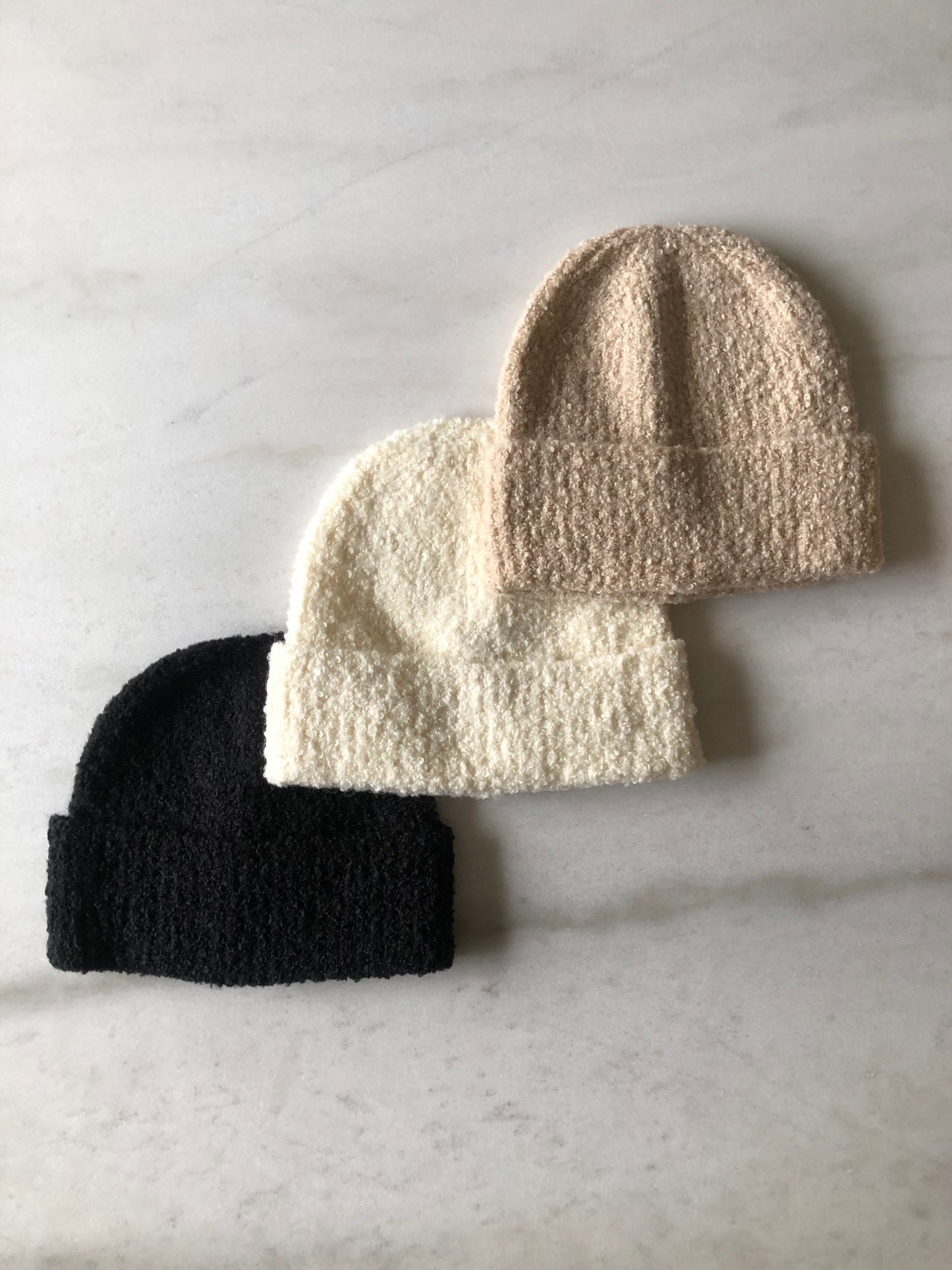WOOL BOUCLE BEANIE