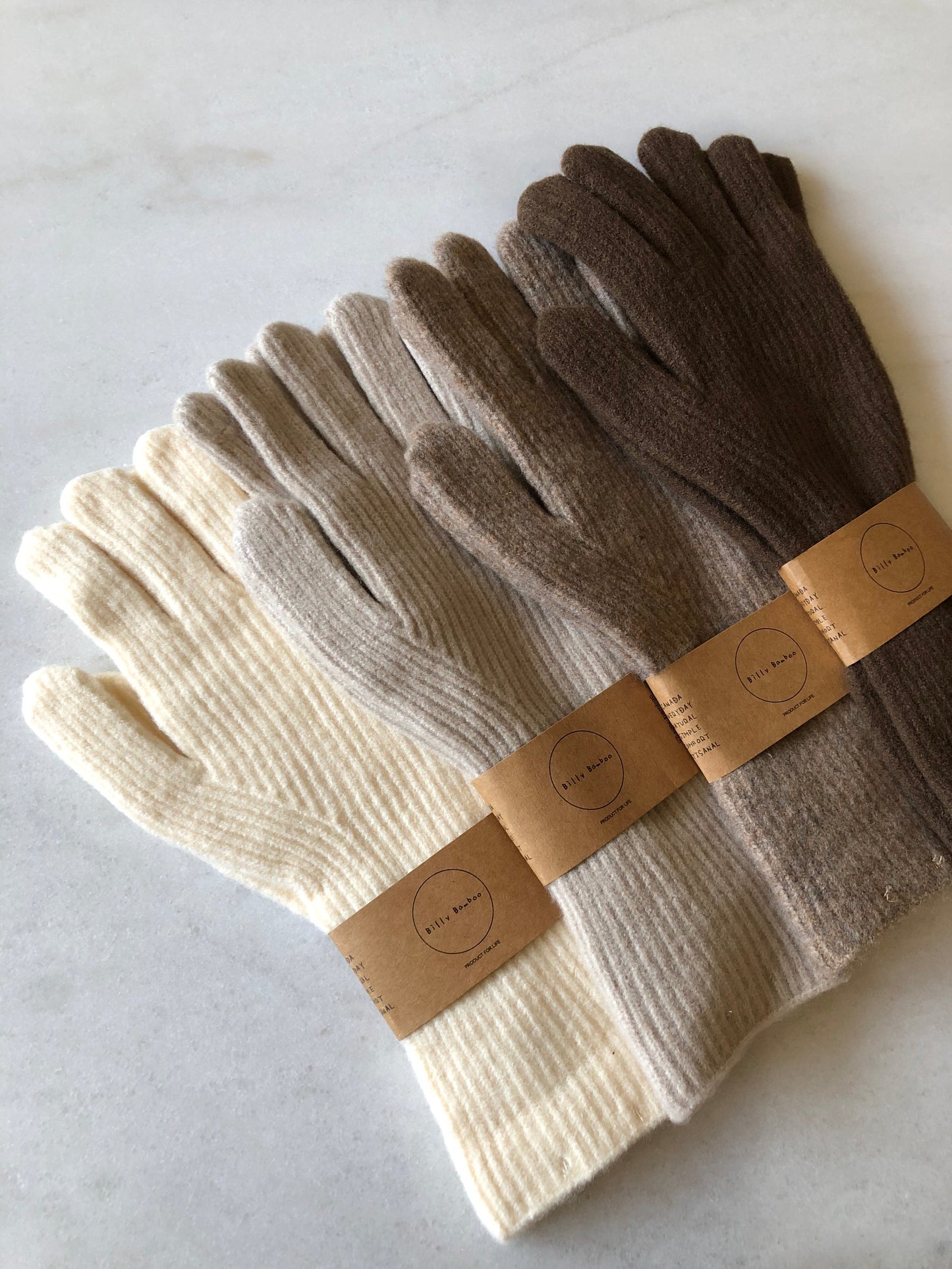 FUZZY WOOL TOUCH SCREEN GLOVES
