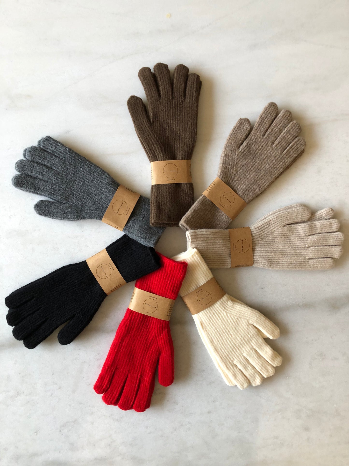 FUZZY WOOL TOUCH SCREEN GLOVES