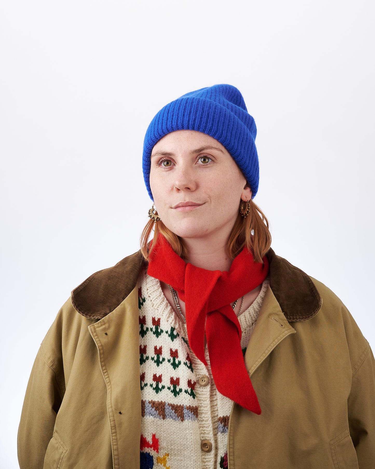 FUZZY WOOL CRAVAT SCARF