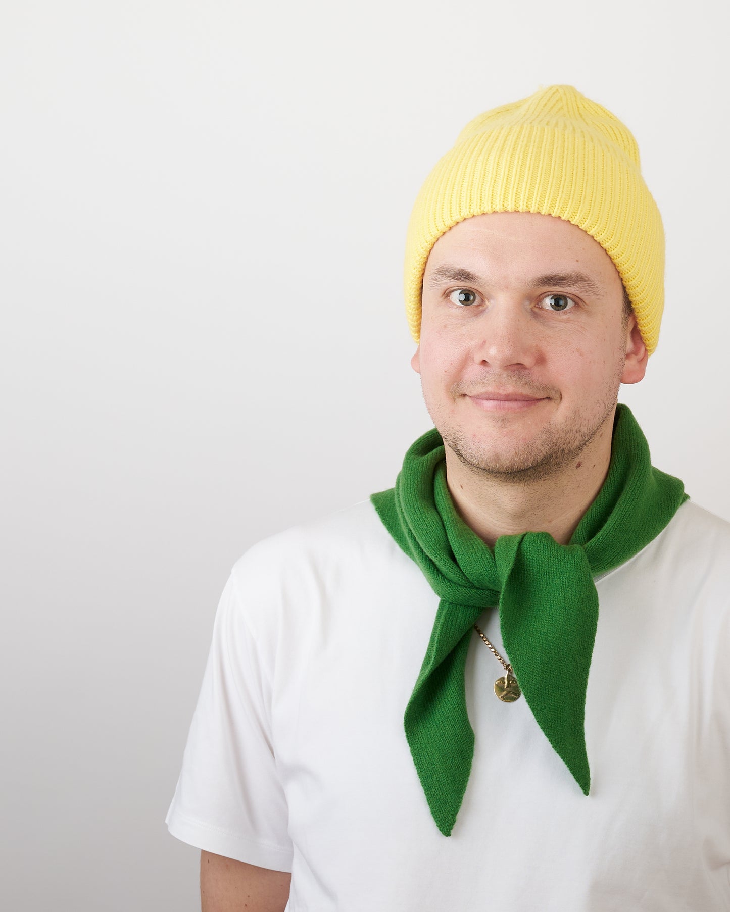 FUZZY WOOL CRAVAT SCARF