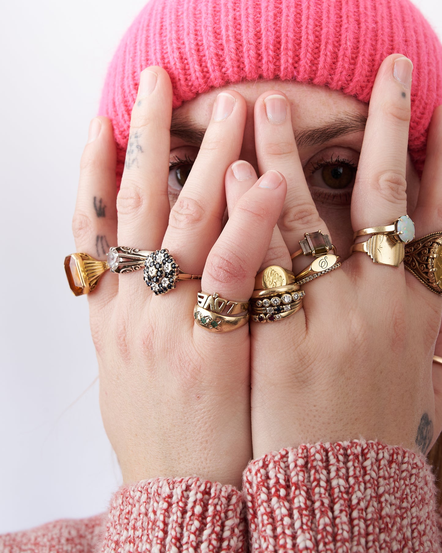 ROYAL ANGORA BEANIE - CRYSTAL BRIGHTS
