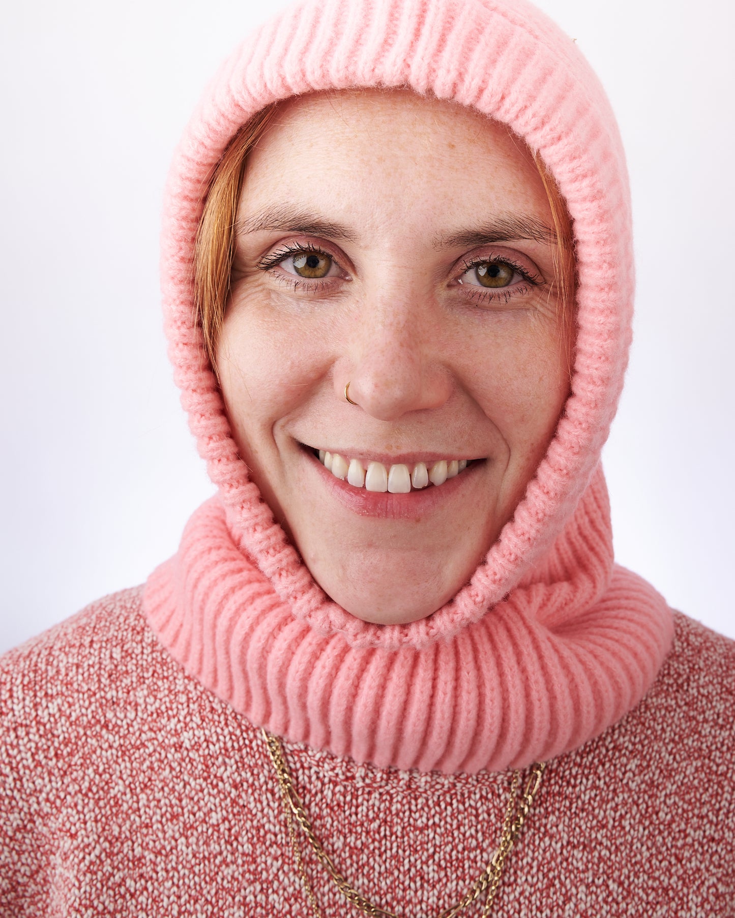 CHUNKY RIB FUZZY WOOL BALACLAVA - CRYSTAL BRIGHTS